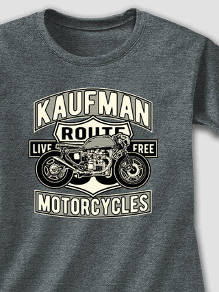 Motorcycles : Adult Ladies Fitted T-Shirt