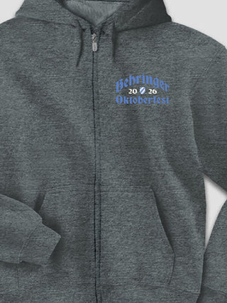 Oktoberfest : Embroidered Zip Hoodies