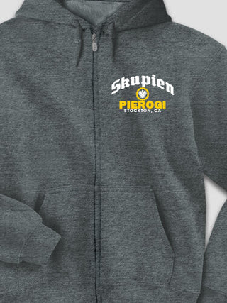 Pierogi : Embroidered Zip Hoodies