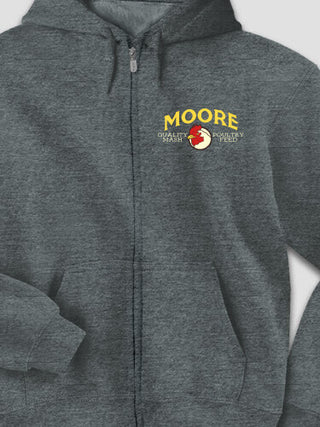 Poultry Feed : Embroidered Zip Hoodies