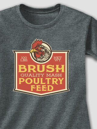Poultry Feed : Adult Ladies Fitted T-Shirt