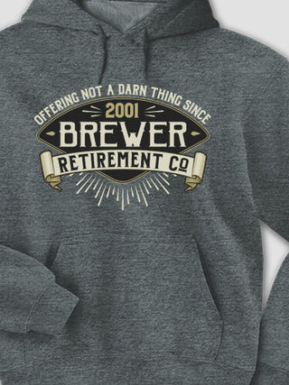 Retirement Company : Printed Hoodies