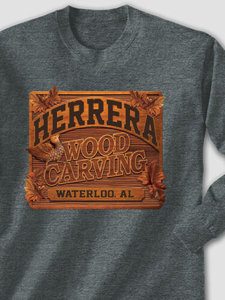 Wood Carving : Printed Long Sleeves