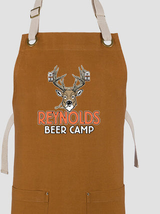 Beer Camp : Printed Canvas Work Aprons
