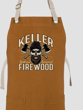 Firewood : Printed Canvas Work Aprons