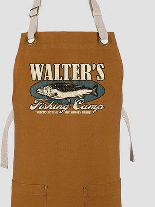 Fishing Camp : Printed Canvas Work Aprons