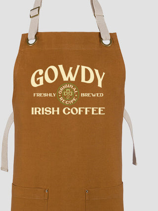Irish Coffee : Printed Canvas Work Aprons