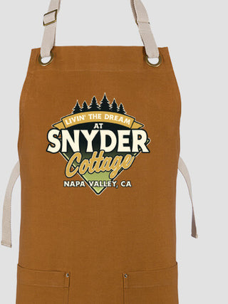 Livin' The Dream Cottage : Printed Canvas Work Aprons