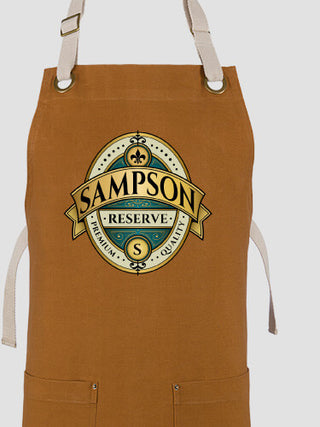 Reserve : Printed Canvas Work Aprons