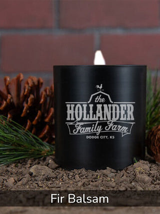 Family Farm : 11oz. Engraved Scented Candles