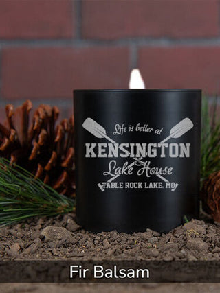 Lake House : 11oz. Engraved Scented Candles
