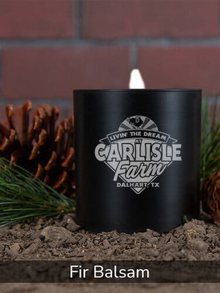 Livin' The Dream Farm : 11oz. Engraved Scented Candles