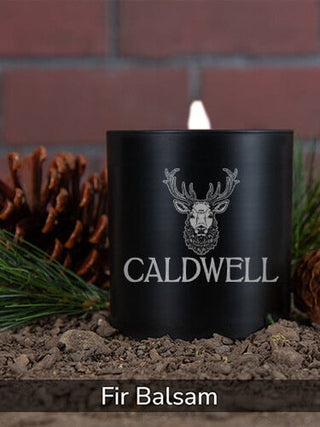 Old Stag : 11oz. Engraved Scented Candles