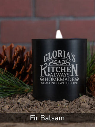 Vintage Kitchen : 11oz. Engraved Scented Candles