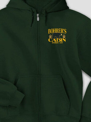 Bear Cabin : Embroidered Zip Hoodies