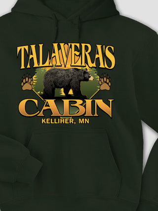 Bear Cabin : Printed Hoodies