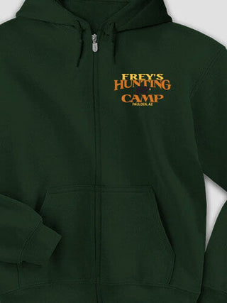 Bear Hunting Camp : Embroidered Zip Hoodies