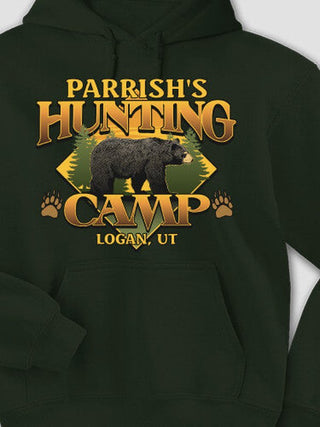 Bear Hunting Camp : Printed Hoodies