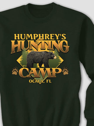 Bear Hunting Camp : Printed Sweatshirts