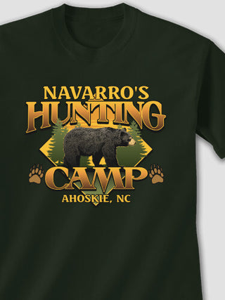 Bear Hunting Camp : Printed T-Shirts