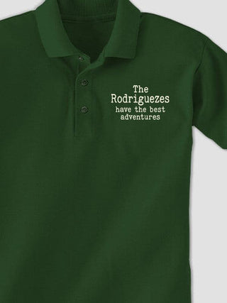 Best Adventures : Embroidered Polo Shirts
