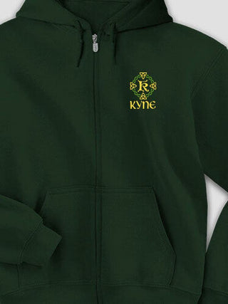 Celtic Wreath Monogram : Embroidered Zip Hoodies