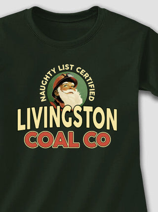Christmas Coal Company : Adult Ladies Fitted T-Shirt