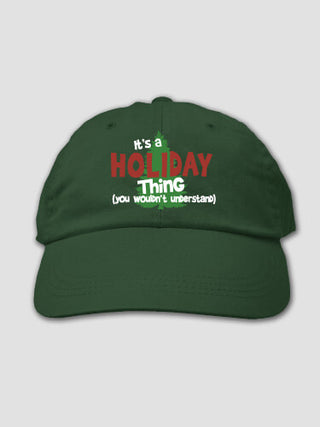 Christmas Thing : Embroidered Baseball Hats