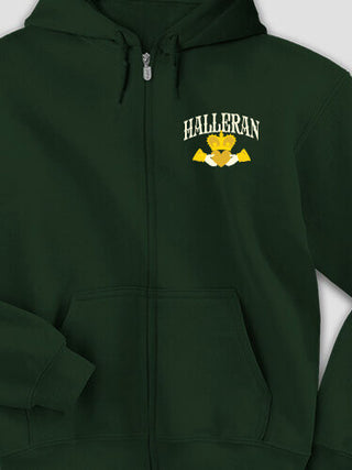 Claddagh : Embroidered Zip Hoodies