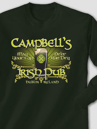Classic Irish Pub : Printed Long Sleeves
