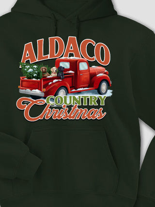 Country Christmas : Printed Hoodies