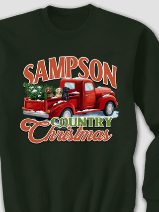 Country Christmas : Printed Sweatshirts
