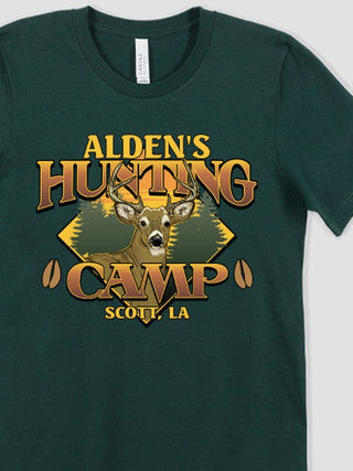 Deer Hunting Camp : Premium Printed T-Shirts