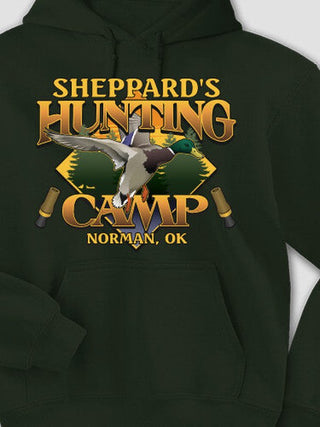 Duck Hunting Camp : Printed Hoodies