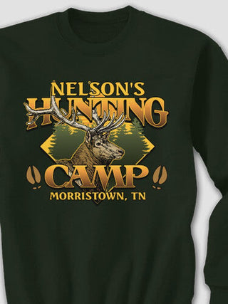Elk Hunting Camp : Printed Sweatshirts