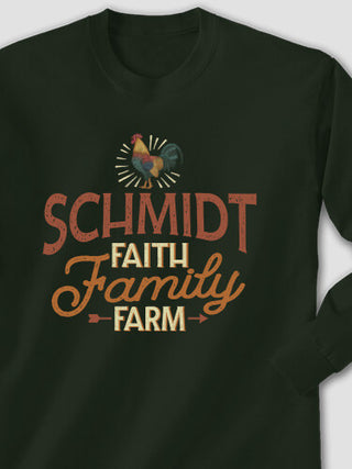 Faith Family Farm : Printed Long Sleeves