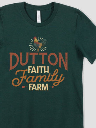 Faith Family Farm : Premium Printed T-Shirts