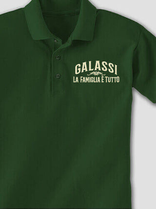 Family Is Everything : Embroidered Polo Shirts