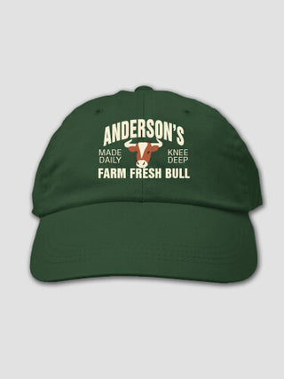 Farm Fresh Bull : Embroidered Baseball Hats