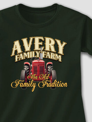 Farming Family Tradition : Adult Ladies Fitted T-Shirt