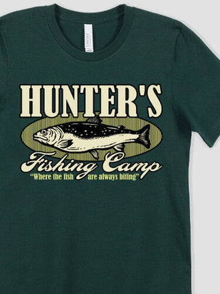 Fishing Camp : Premium Printed T-Shirts