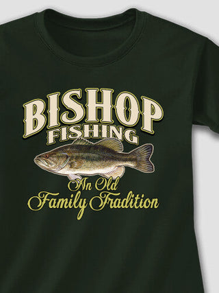 Fishing Family Tradition : Adult Ladies Fitted T-Shirt