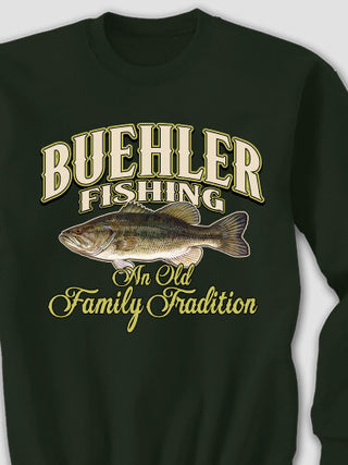 Fishing Family Tradition : Printed Sweatshirts