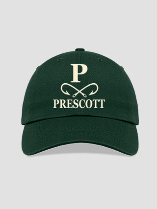 Fishing Monogram : Embroidered Baseball Hats