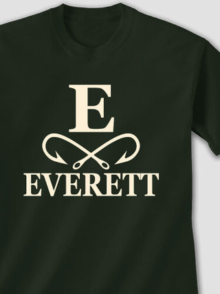 Fishing Monogram : Printed T-Shirts