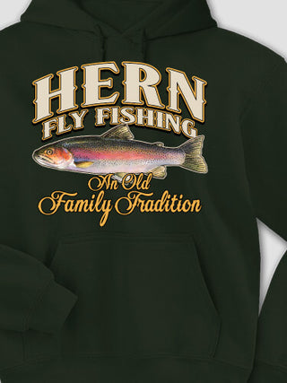 Fly Fishing Family Tradition : Printed Hoodies