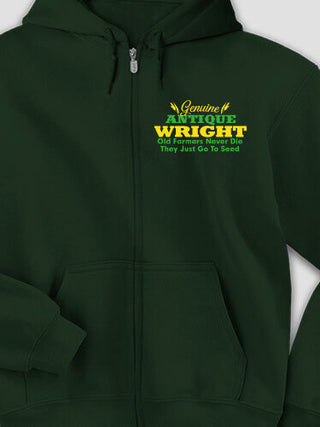 Genuine Antique Farmer : Embroidered Zip Hoodies
