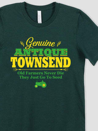Genuine Antique Farmer : Premium Printed T-Shirts