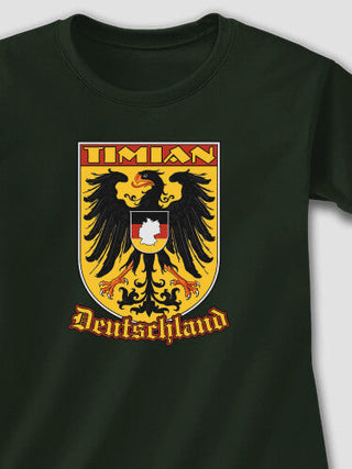 German Eagle : Adult Ladies Fitted T-Shirt
