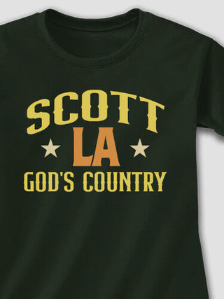 God's Country : Adult Ladies Fitted T-Shirt